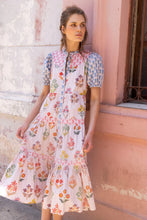 Load image into Gallery viewer, OLIPHANT SCOOP TIERED MIDI DRESS - PROVENCE BLUE