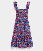 Load image into Gallery viewer, Vineyard Vines - Tisbury Floral Smocked Midi Dress
