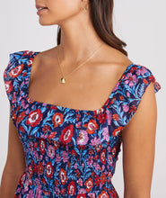 Load image into Gallery viewer, Vineyard Vines - Tisbury Floral Smocked Midi Dress