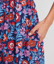 Load image into Gallery viewer, Vineyard Vines - Tisbury Floral Smocked Midi Dress