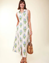 Load image into Gallery viewer, SPARTINA 449 - RENEE MIDI DRESS - OGEECHEE DELPHINIUM