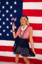 Load image into Gallery viewer, American Beauty Eyelet Dress