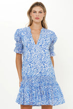 Load image into Gallery viewer, OLIPHANT SMOCKED DROP MINI - CYPRESS BLUE