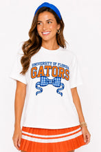 Load image into Gallery viewer, FLORIDA GINGHAM BOW T-SHIRT