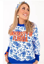 Load image into Gallery viewer, FLORIDA FLORAL TOILE SWEATSHIRT