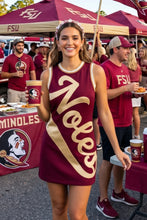 Load image into Gallery viewer, FLORIDA STATE SCRIPT DRESS