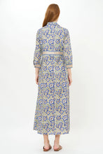 Load image into Gallery viewer, OLIPHANT SHIRT DRESS MAXI - IVY COBALT