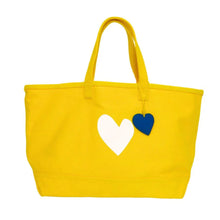 Load image into Gallery viewer, Kerri Rosenthal - Imperfect Heart Tote - Sunshine Yellow