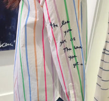 Load image into Gallery viewer, Kerri Rosenthal - Mia Multi Rainbow Stripe Shirt