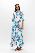 Load image into Gallery viewer, OLIPHANT CINCHED SHIRT DRESS MAXI - MONET MULTI
