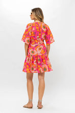 Load image into Gallery viewer, OLIPHANT RAGLAN BELTED MINI DRESS- UMBRIA PINK