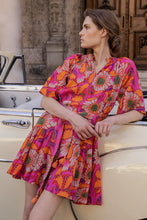 Load image into Gallery viewer, OLIPHANT RAGLAN BELTED MINI DRESS- UMBRIA PINK