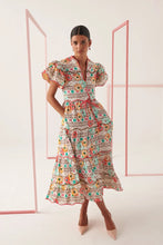 Load image into Gallery viewer, CELIA B - BABA ISLAND PRINT DRESS