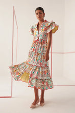 Load image into Gallery viewer, CELIA B - BABA ISLAND PRINT DRESS
