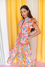 Load image into Gallery viewer, CELIA B - BABA VOYAGER PRINT DRESS