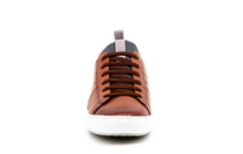 Load image into Gallery viewer, MARTIN DINGMAN Cameron Hand-Finished Sheep Skin Sneaker - Whiskey
