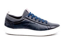 Load image into Gallery viewer, MARTIN DINGMAN Cameron Hand-Finished Sheep Skin Sneaker - Navy