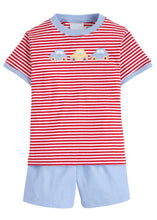 Load image into Gallery viewer, LITTLE ENGLISH - CARS T-SHIRT SHORT SET