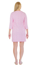 Load image into Gallery viewer, Sailor-Sailor - Lucille Dress 3/4-School of Fish Pink/Green