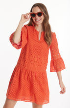 Load image into Gallery viewer, TYLER BOE - INGRID EYELET SKIMMER DRESS - CALYPSO