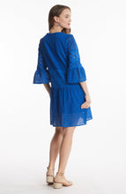 Load image into Gallery viewer, TYLER BOE - INGRID EYELET SKIMMER DRESS - BLUEBELL