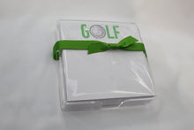 Load image into Gallery viewer, Golf note pad with lucite holder
