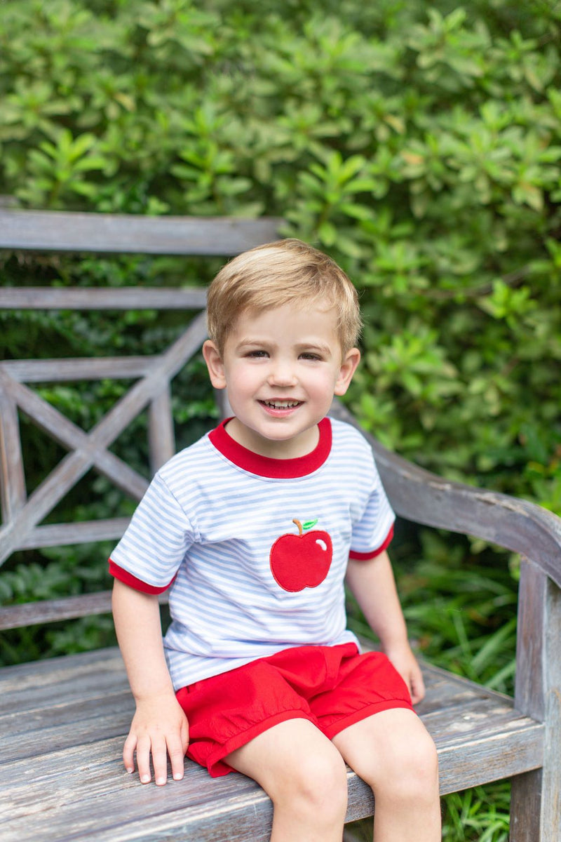LITTLE ENGLISH - APPLE APPLIQUE T-SHIRT – Siegel Clothing