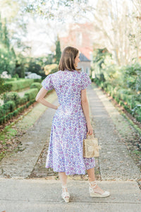 The Magnolia Flutter Dress by Victoria Dunn - Iris