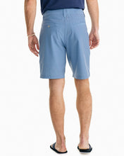Load image into Gallery viewer, SOUTHERN TIDE - HEATHER STRIPE T3 9 INCH GULF SHORT - SKY BLUE