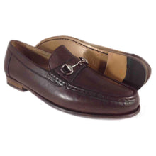 Load image into Gallery viewer, Alan Payne Bit Loafer Brown Sheepskin Snaffle