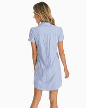 Load image into Gallery viewer, SOUTHERN TIDE - KAMRYN BRRR® INTERCOASTAL GINGHAM SHIRT DRESS