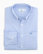 Load image into Gallery viewer, SOUTHERN TIDE - COASTAL PASSAGE ONSHORE GINGHAM SPORT SHIRT - SKY BLUE