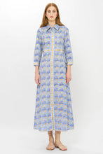 Load image into Gallery viewer, OLIPHANT SHIRT DRESS MAXI - FLORENCE BLUE

