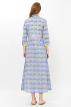 Load image into Gallery viewer, OLIPHANT SHIRT DRESS MAXI - FLORENCE BLUE
