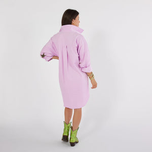 Preppy Dress Corduroy Lavender