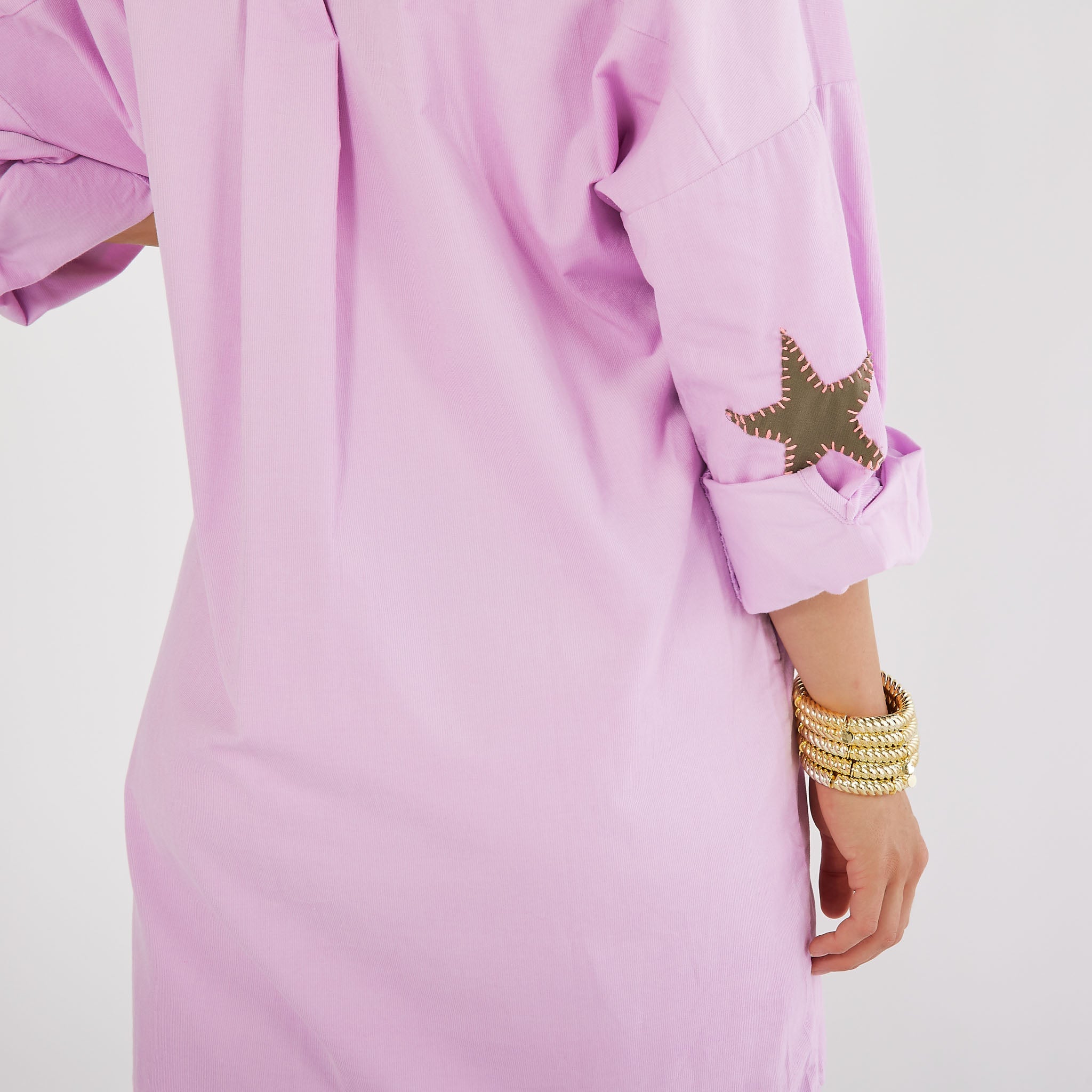 preppy purple dress Women's Preppy Star Dress