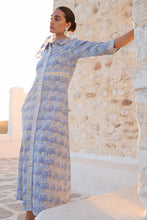 Load image into Gallery viewer, OLIPHANT SHIRT DRESS MAXI - FLORENCE BLUE
