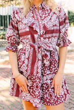 Load image into Gallery viewer, Autumn Dress - Clara The Label by Victoria Dunn - Redwood
