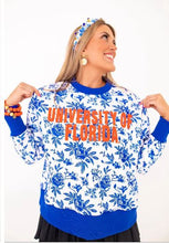Load image into Gallery viewer, FLORIDA FLORAL TOILE SWEATSHIRT
