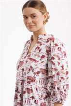 Load image into Gallery viewer, THE TORY DRESS - FLORIDA STATE TOILE
