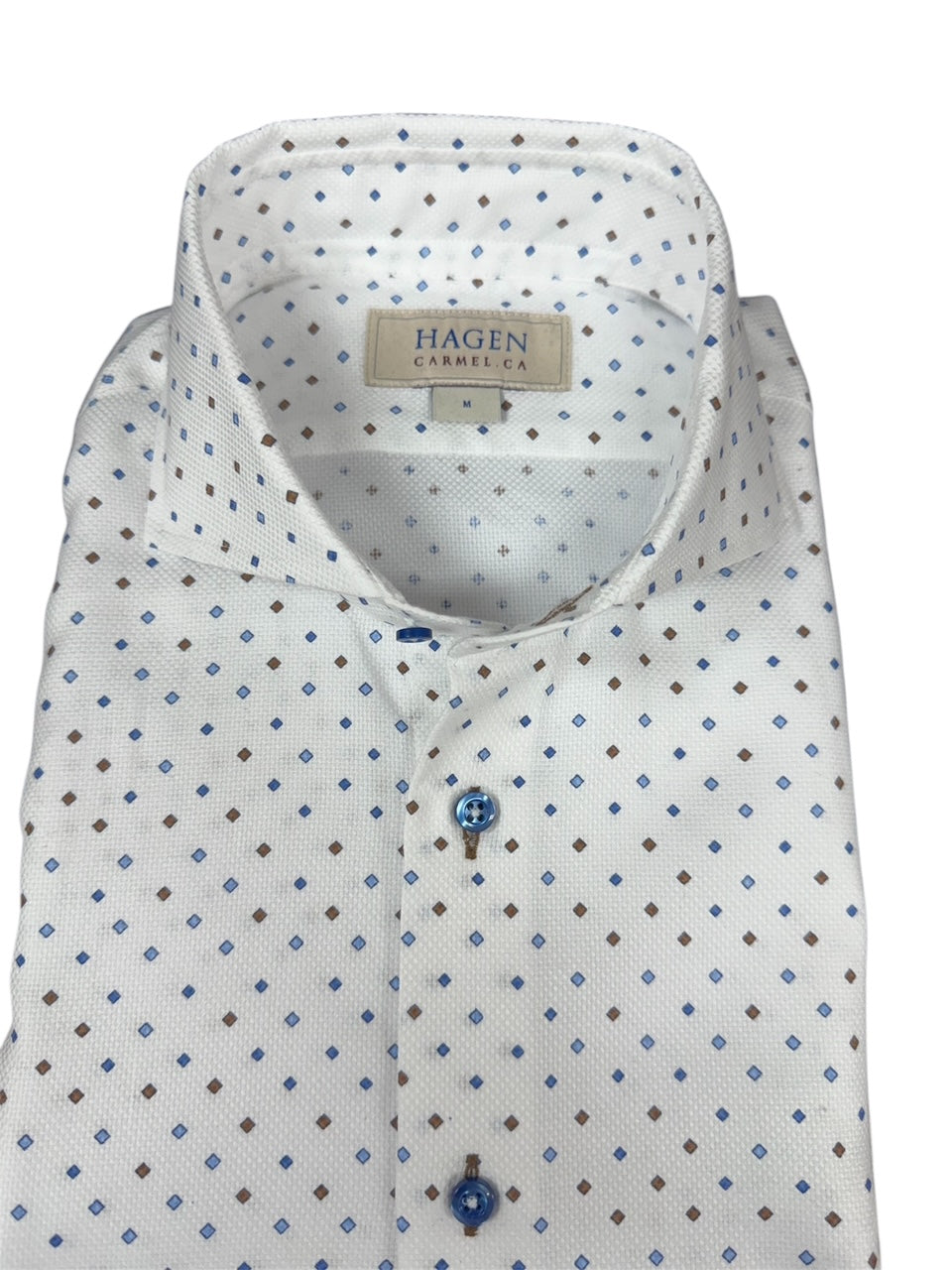 hagen dress shirts Hagen Carmel Hybrid Formal Dress Shirt - White &