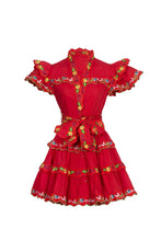 Load image into Gallery viewer, CELIA B - HAZE RED DRESS
