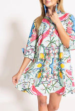 Load image into Gallery viewer, HOUSE OF MBR - MINT CHINOIS© SHORT SHIRT DRESS
