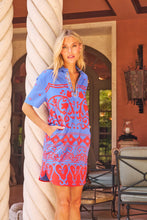 Load image into Gallery viewer, SHERIDAN FRENCH - RHODES DRESS IN COBALT TULUM
