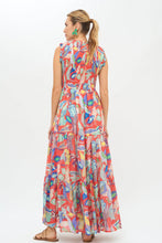 Load image into Gallery viewer, OLIPHANT SLEEVELESS SMOCKED MAXI- POLLY CORAL
