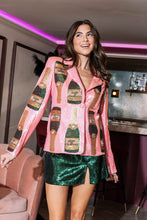 Load image into Gallery viewer, Queen of Sparkles - Light Pink Sequin Champagne Blazer
