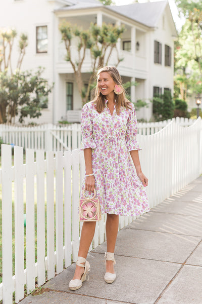 Low Country Flutter Dress by Victoria Dunn - Cherry Blossom