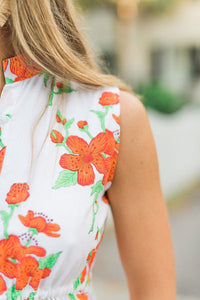 The Magnolia Flutter Dress by Victoria Dunn - Tangerine