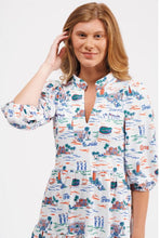 Load image into Gallery viewer, THE TORY DRESS - FLORIDA TOILE
