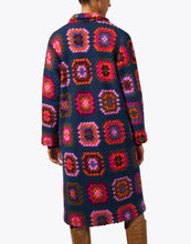 Load image into Gallery viewer, Yana Purple Crochet Coat by Vilagallo
